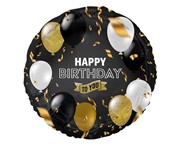 Balon foliowy Happy Birthday To You, 45 cm 5902973149401 Balony Bielany Hobby Art