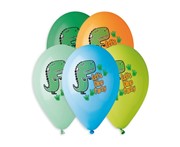 Balony Let's Dino Party, 33 cm, 5 szt. 8021886323535 Balony Bielany Hobby Art