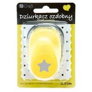 Dziurkacz ozdobny 2,5 cm gwiazda 5907589904550 Warszawa hobby art