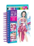 STYLE ME UP! MINI SZKICOWNIK - CZERWONY DYWAN ZESTAW Z KREDKAMI 628845014756 hobby art