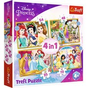 Puzzle 4w1 Szczęśliwy dzień Trefl 5900511343854 balony bemowo hobby art