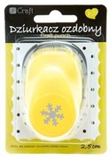 Dziurkacz ozdobny 2,5 cm ŚNIEŻYNKA dpCraft