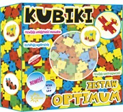 Klocki Optimum Kubiki 138 elementów