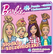 Barbie. Puzzle i kolorowanki. Słodkie szczeni