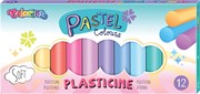 Plastelina Pastel 12 kolorów COLORINO 5907620187805 Hobby Art Warszawa