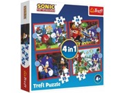 Puzzle "4w1" TREFL Przygody Sonica 5900511346251 balony bemowo hobby art